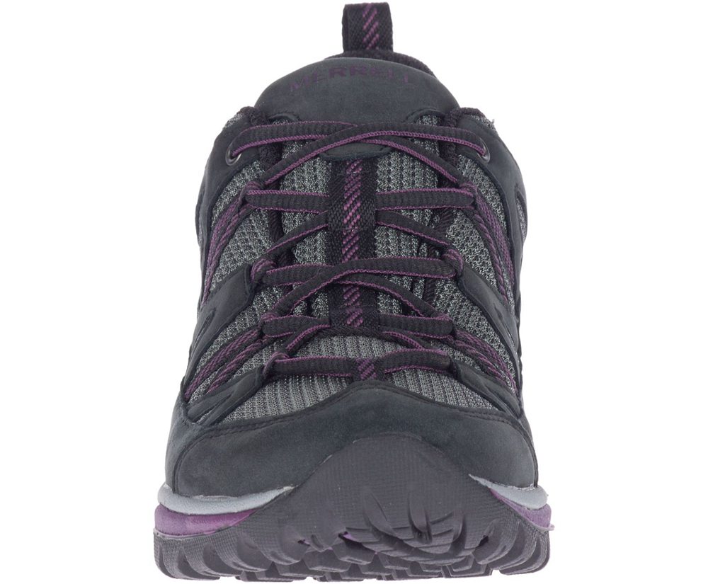 Buty Trekkingowe Merrell Damskie Czarne - Siren Sport 3 Waterproof Wide Width - 530982-SYN